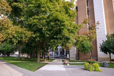 Toronto Üniversitesi St. George kampüsü COVID-19 salgınından dolayı neredeyse bomboş.. 