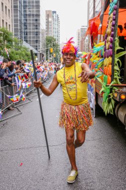 LGBTQ Onur Yürüyüşü, Toronto, Kanada - 24 Haziran 2018. 