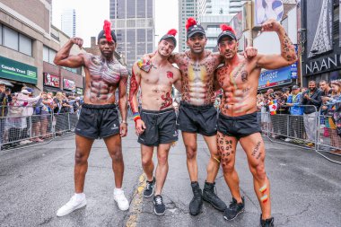 LGBTQ Onur Yürüyüşü, Toronto, Kanada - 24 Haziran 2018. 