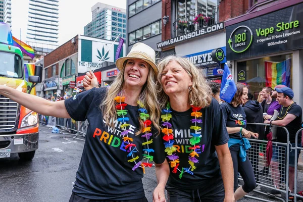 Parade Fierté Lgbtq Toronto Canada Juin 2018 — Photo