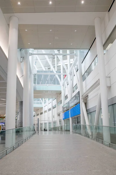 Прибуття Секції Терміналі Аеропорті Торонто Порожнє Під Час Пандемії Covid — стокове фото
