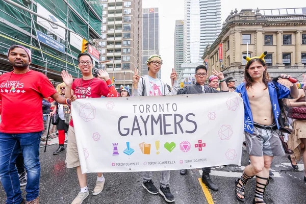 Lgbtq Pride Parade Toronto June 2018 — 스톡 사진