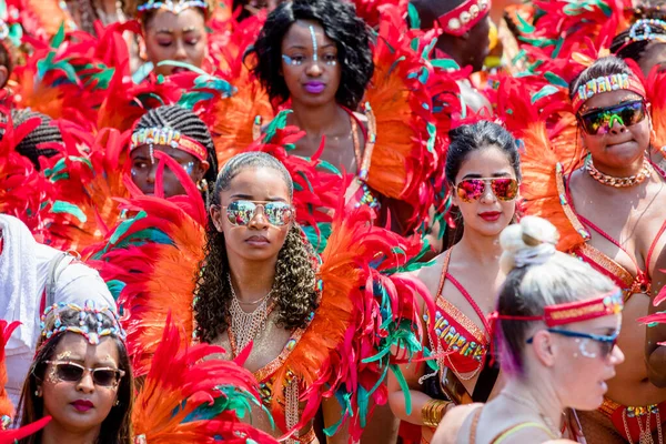 Toronto Ontario Canada Agosto 2019 Partecipanti Toronto Caribbean Carnival Grand — Foto Stock