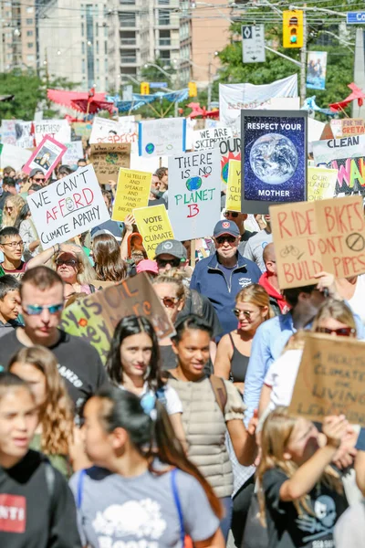 Torononto Ontario Canada Eylül 2019 Gelecek Çin Cuma Iklim Değişikliği — Stok fotoğraf