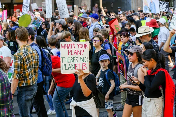 Toronto Ontario Canada Setembro 2019 Sextas Feiras Para Futuro Protesto — Fotografia de Stock