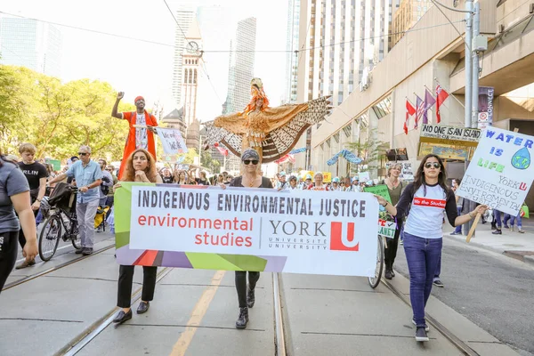 Toronto Ontatio Canada September 2019 Fridays Future Climate Change Protest — 스톡 사진