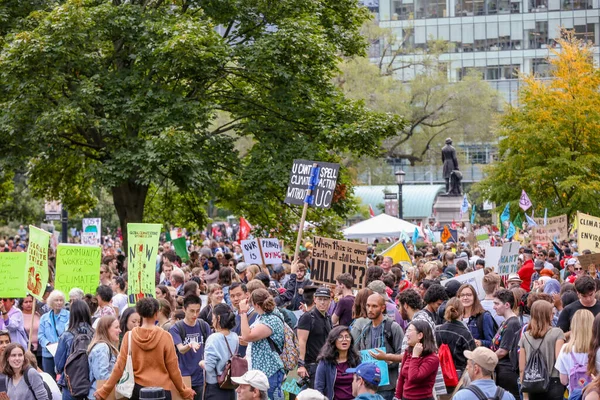 Toronto Ontario Canada September 2019 Fridays Future Climate Change Protest — Stock Photo, Image