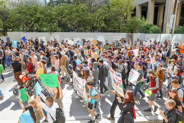 Toronto Ontario Kanada September 2019 Freitag Für Die Zukunft Protest — Stockfoto