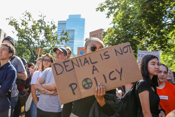 Toronto Ontario Canada Σεπτεμβρίου 2019 Διαμαρτυρίες Για Την Κλιματική Αλλαγή — Φωτογραφία Αρχείου