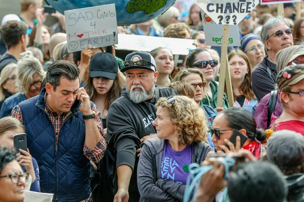 Toronto Ontario Canadá Septiembre 2019 Protesta Contra Cambio Climático Viernes —  Fotos de Stock