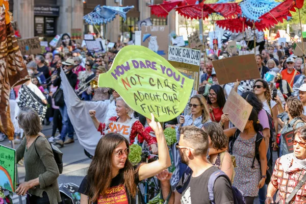 Toronto Ontario Canada September 2019 Fridays Future Climate Change Protest — Stock Photo, Image