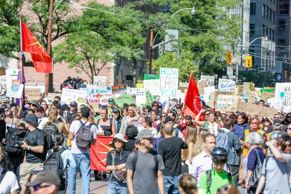 Toronto Ontario Canada Setembro 2019 Sextas Feiras Para Futuro Protesto — Fotografia de Stock