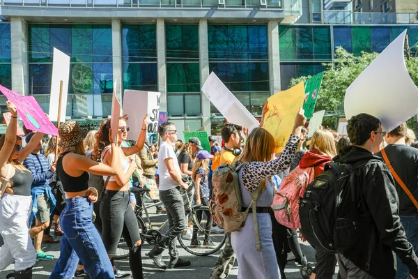 Toronto Ontatio Canada September 2019 Fridays Future Climate Change Protest — 스톡 사진