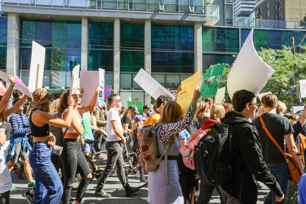 Toronto Ontatio Canada September 2019 Fridays Future Climate Change Protest — 스톡 사진