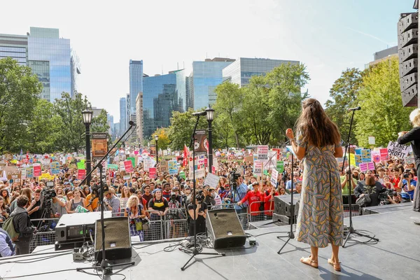 Toronto Ontatio Canada September 2019 Fridays Future Climate Change Protest — 스톡 사진