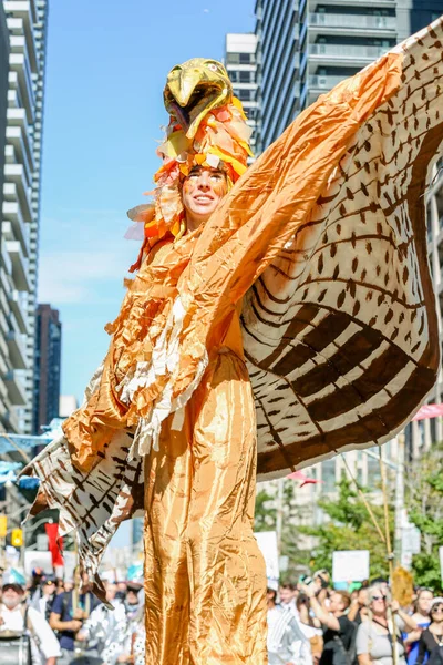 Toronto Ontario Kanada Wrzesień 2019 Piątki Dla Przyszłości Protest Sprawie — Zdjęcie stockowe