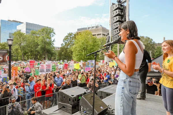 Toronto Ontatio Canada September 2019 Fridays Future Climate Change Protest — 스톡 사진