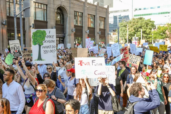 Toronto Ontario Canada Setembro 2019 Sextas Feiras Para Futuro Protesto — Fotografia de Stock