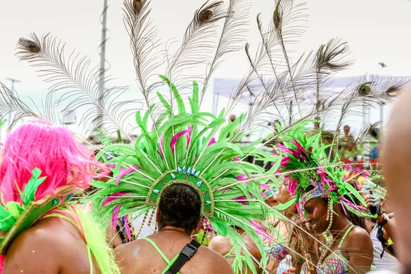 Toronto Ontario Kanada August 2019 Teilnehmer Der Toronto Caribbean Carnival — Stockfoto