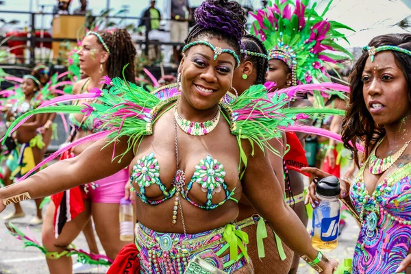 Toronto Ontario Canada August 2019 Participants Toronto Caribbean Carnival Grand — Stock Photo, Image