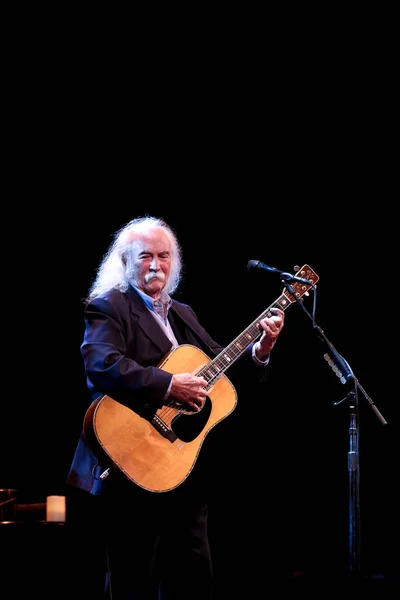 Toronto Canadá 2016 David Crosby Actúa Directo Escenario Del Danforth —  Fotos de Stock