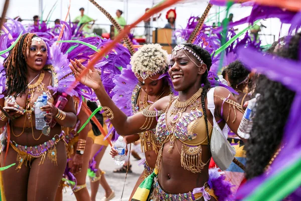 Toronto Ontario Kanada August 2019 Teilnehmer Der Toronto Caribbean Carnival — Stockfoto