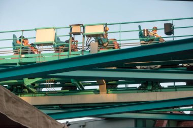 VAUGHAN, CANADA - 28 AĞUSTOS 2018: Kanada 'nın Harikalar Diyarı' ndaki dev hız treni