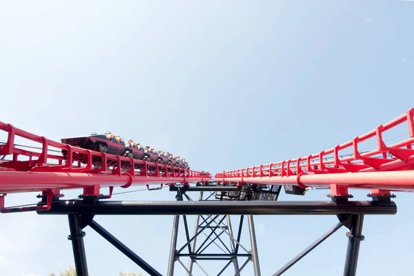 Vaughan Canada August 2018 Behemoth Roller Coaster Canada Wonderland — Stock Photo, Image