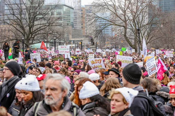 Torononto Ontario Canada Hazi Ran 2018 Kadinlarin Yürürümüzündürüzüz — Stok fotoğraf