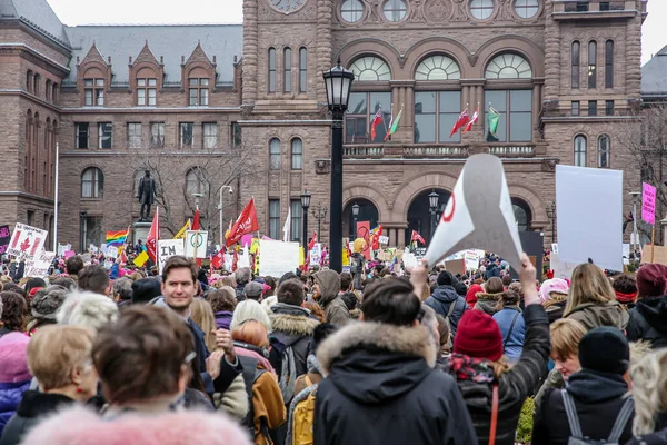 Torononto Ontario Canada Hazi Ran 2018 Kadinlarin Yürürümüzündürüzüz — Stok fotoğraf