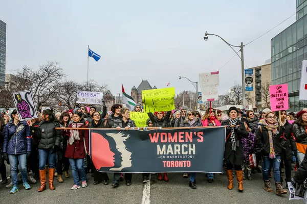 Torononto Ontario Canada Hazi Ran 2018 Kadinlarin Yürürümüzündürüzüz — Stok fotoğraf