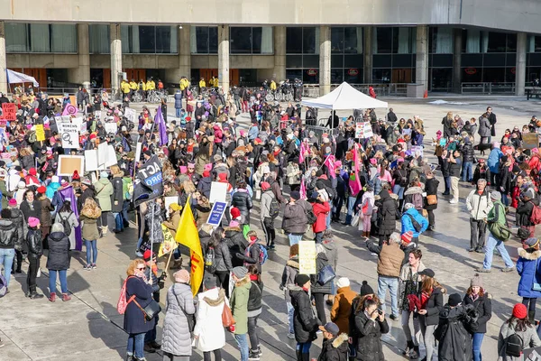 Torononto Ontario Canada Hazi Ran 2018 Kadinlarin Yürürümüzündürüzüz — Stok fotoğraf