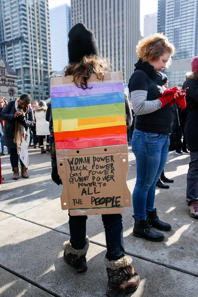 Toronto Ontario Canada January 2018 Women March Defining Our Future — Stock Photo, Image