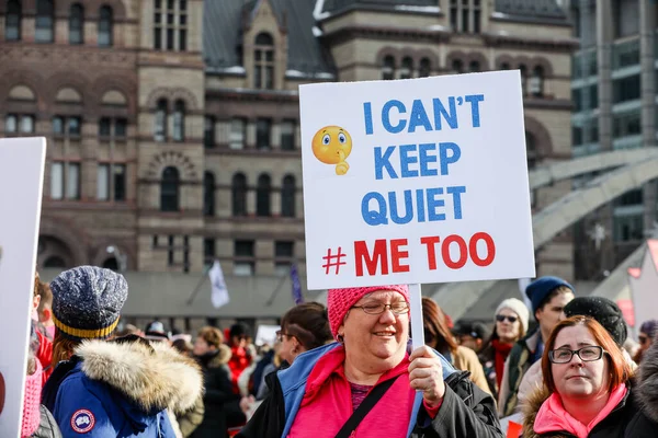 Toronto Ontario Kanada 2018 Június Női Március Jövőnk Meghatározása — Stock Fotó