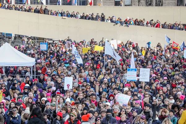 Toronto Ontario Canada Ιανουαριου 2018 Women March Defining Our Future — Φωτογραφία Αρχείου