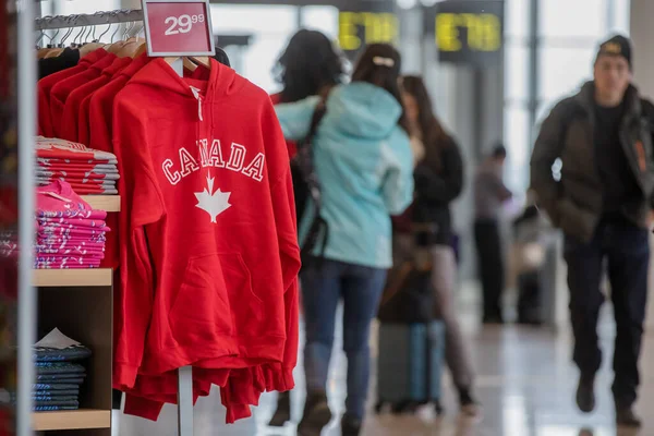 Toronto Canada Janjanuary 2018 Люди Torinto Pearson International Airport Terminal — стокове фото