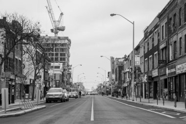 TORONONTO, ONTARIO, CANADA - 7 ARALIK 2020 ARALIK: KOVID-19 PANDEMİK GEREKLER.