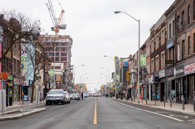 TORONONTO, ONTARIO, CANADA - 7 ARALIK 2020 ARALIK: KOVID-19 PANDEMİK GEREKLER.