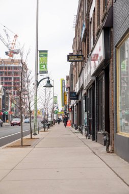 TORONONTO, ONTARIO, CANADA - 7 ARALIK 2020 ARALIK: KOVID-19 PANDEMİK GEREKLER.