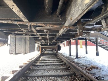 DUNDAS, ONTARIO, CANADA - 1 Mart 2021: DUNDAS VALLEY KONUŞTURUĞU TRESİ.