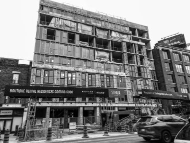 TORONTO CANADA - 11 Mart 2021 DOWNWN TORONTO 'DA KONUŞAN DEVELOPMENT