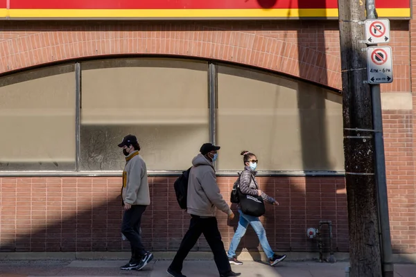 Covid Toronto Günlük Hayat Nisan 2021 — Stok fotoğraf