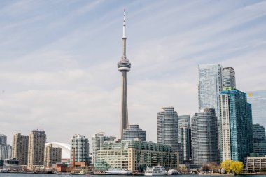 Toronto silueti, Kanada, şehir manzarası