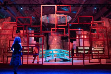 Beyond Monet exhibit at Metro Convention Centre. This remarkable experience allows audiences to embark on a poetic and engaging journey through the work of the leading figure of Impressionism, Claude Monet. 