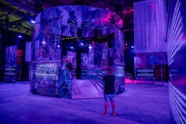 Beyond Monet exhibit at Metro Convention Centre. This remarkable experience allows audiences to embark on a poetic and engaging journey through the work of the leading figure of Impressionism, Claude Monet. 