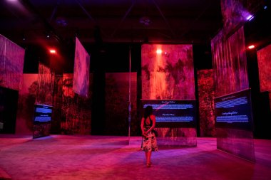 Beyond Monet exhibit at Metro Convention Centre. This remarkable experience allows audiences to embark on a poetic and engaging journey through the work of the leading figure of Impressionism, Claude Monet. 