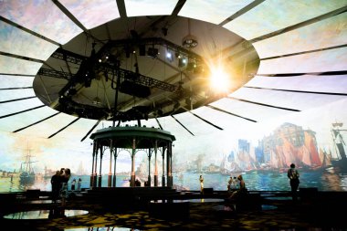 Beyond Monet exhibit at Metro Convention Centre. This remarkable experience allows audiences to embark on a poetic and engaging journey through the work of the leading figure of Impressionism, Claude Monet. 