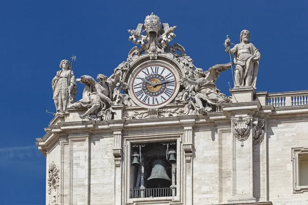 Clock of St. Peter's Basilica Royalty Free Stock Images
