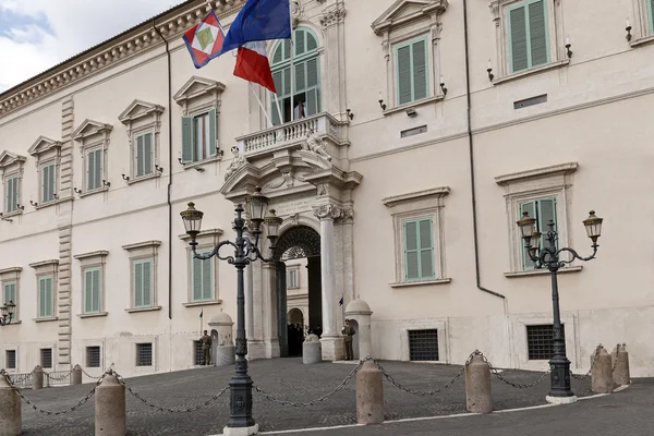 Quirinale, facciata. l'ingresso principale al Palazzo del Quirinale — Foto Stock