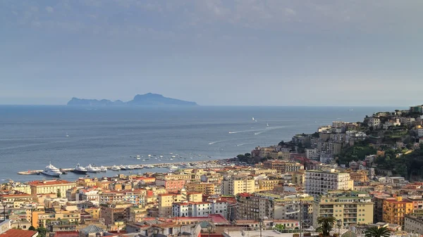 Capri, Napoli'den görünümü — Stok fotoğraf